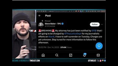 DOJ Targets Blaze Contributor For Reporting On J6, Journalist Must SURRENDER, Civil War is Coming