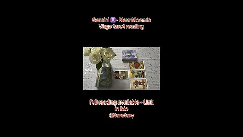 Gemini♊️ - New Moon in Virgo general tarot reading #gemini #tarotary