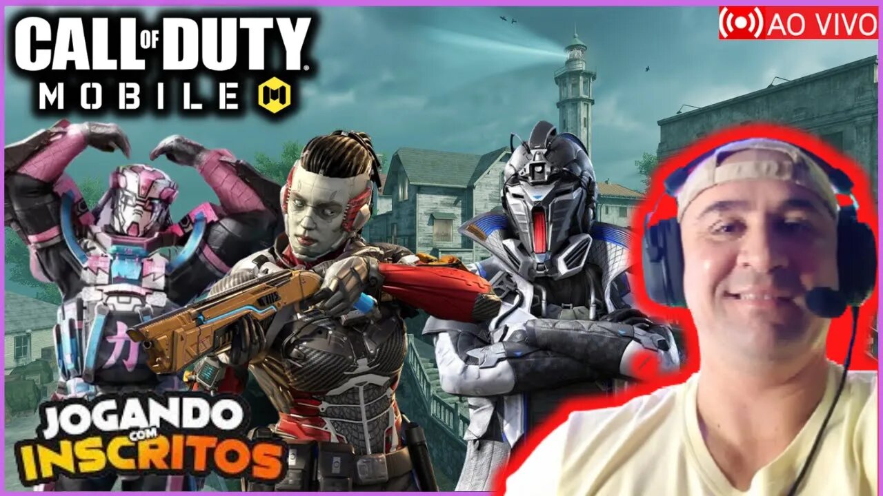 🔴COD MOBILE AO VIVO - BATTLE ROYALE E MULTIJOGADOR JOGANDO COM INSCRITOS ATÉ PEGAR LENDÁRIO 🔥