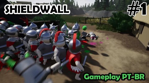 Simulador de Guerra - Batalha de Arar - Shieldwall - Gameplay PT-BR