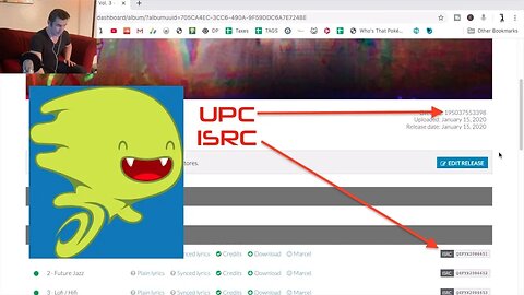 How to find UPC Code and ISRC Code on DistroKid Tutorial