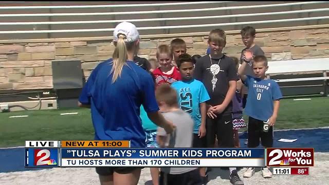 Tulsa University hosts active lifestyle program to kids