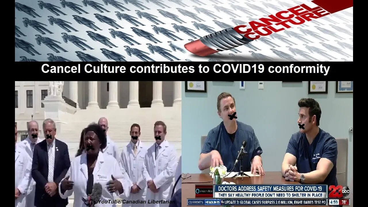 Cancel Culture contributes to COVID19 conformity