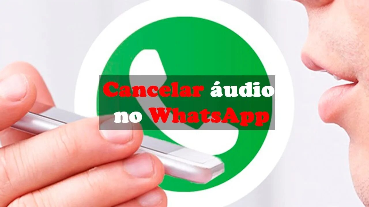 Cancelar o envio de áudio no WhatsApp