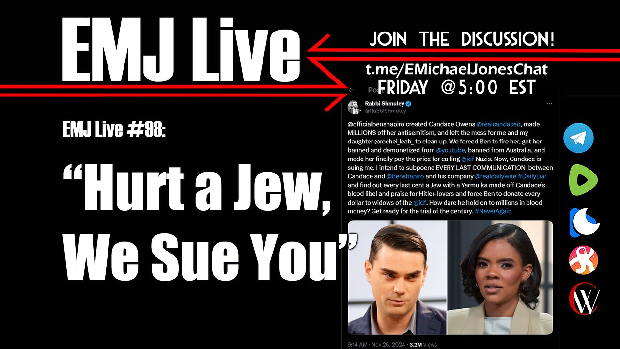 EMJ Live 98: Hurt a Jew, We Sue You