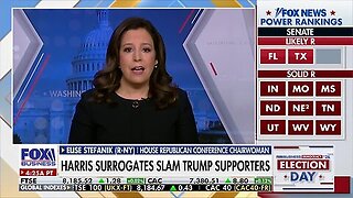 The Harris campaign's closing argument is to 'smear' Trump supporters: Rep. Elise Stefanik