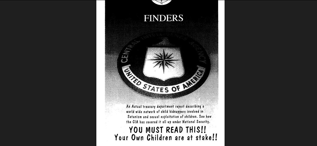 The Finders Report: an overview