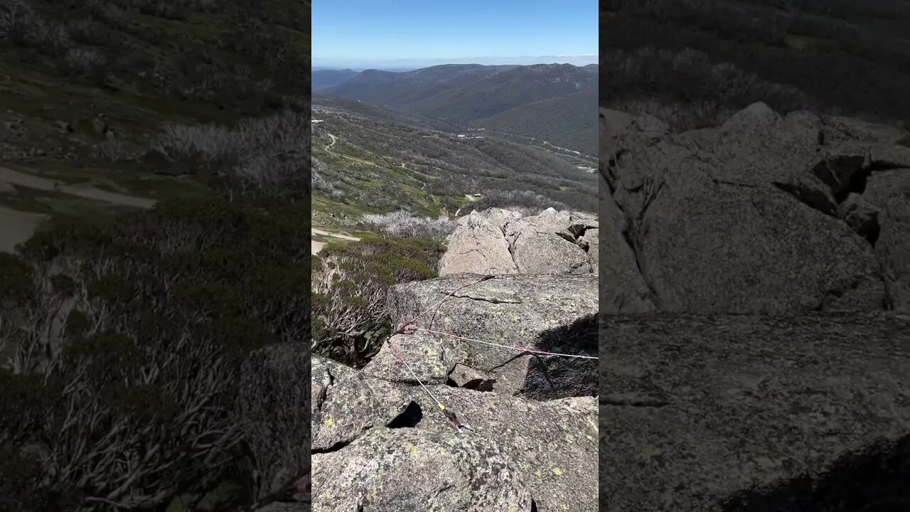 Abseiling at mount kosioscko, thredbo Australia #abseiling #fun #fear #seeaustralia