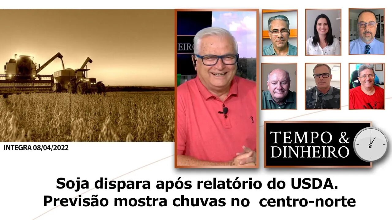 Soja dispara após relatório do USDA. Previsão mostra chuvas no centro-norte