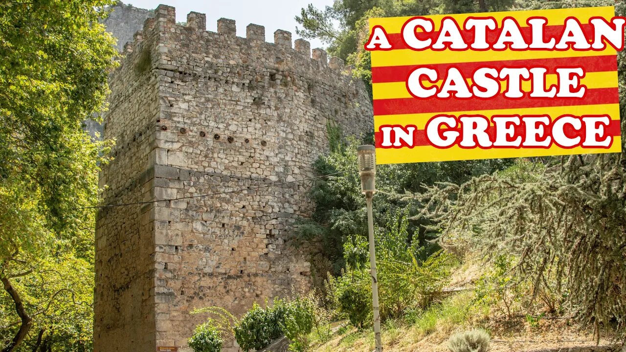 A catalan castle in the middle of Greece