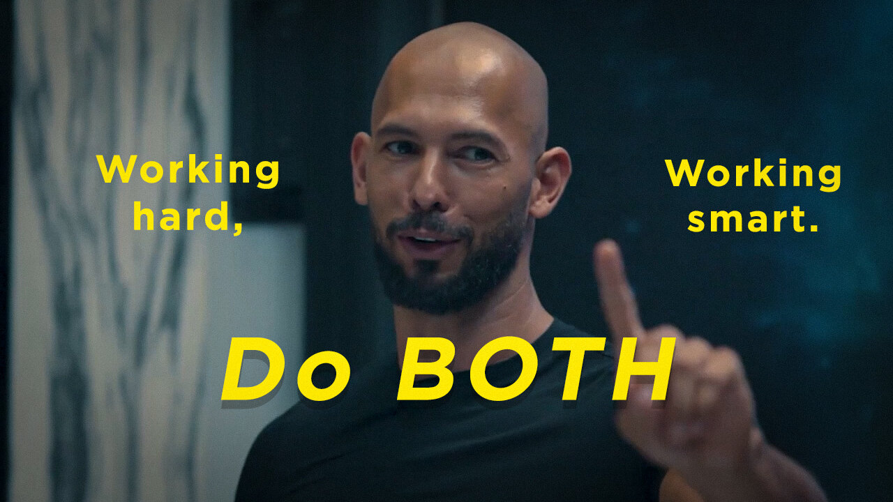 Andrew Tate's IMPORTANT New Lesson On Hard Work | Work Hard & Smart