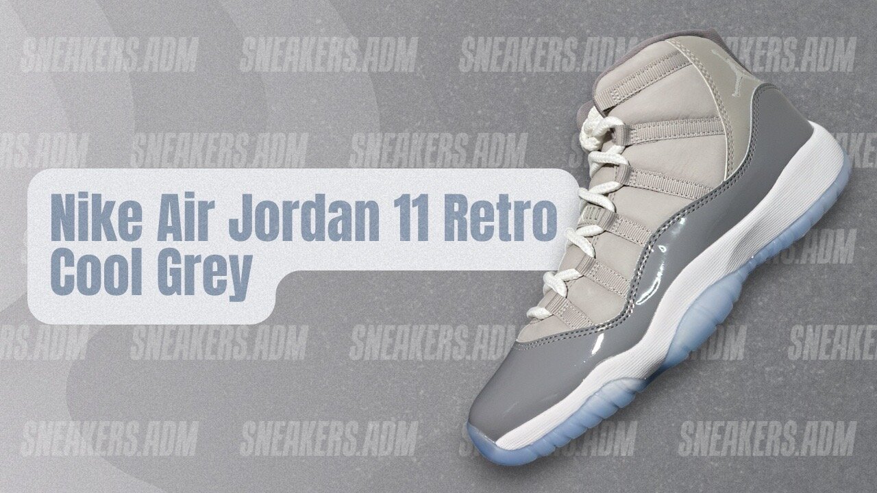 Nike Air Jordan 11 Retro Cool Grey (2021) (GS) - 378038-005 - @SneakersADM