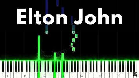 Elton John Sorry Seems To Be The Hardest Word Piano