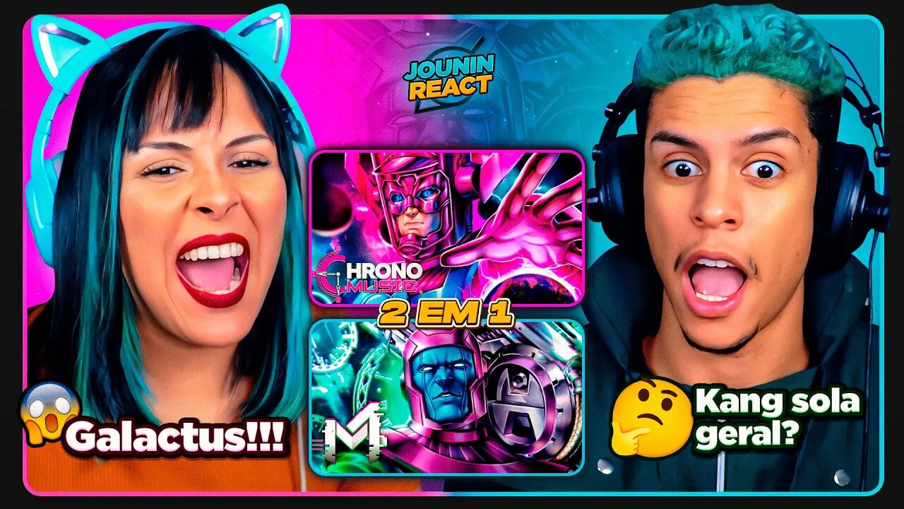 2 EM 1 - DROP COLAPSO URT | Chrono & M4rkim | [React em Casal] 🔥