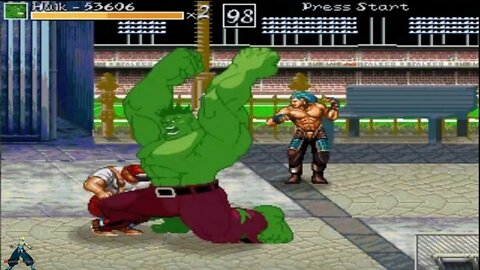 Hulk Vs. Streets of Rage On Dreamcast