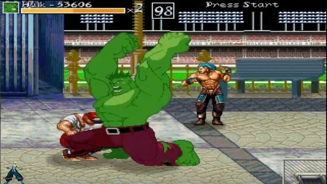 Hulk Vs. Streets of Rage On Dreamcast