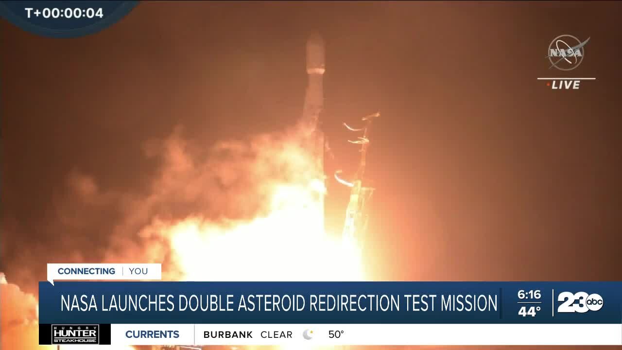 NASA launches craft on double asteroid redirection test mission