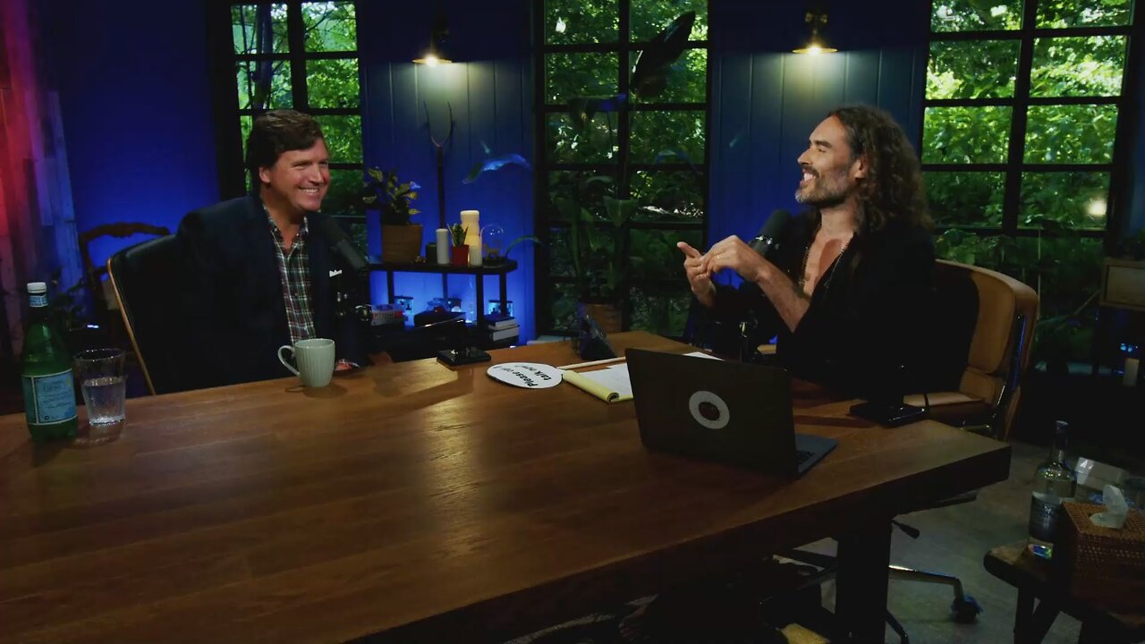 Russell Brand Interviews Tucker Carlson: First Interview Since Leaving Fox! [Full Interview]