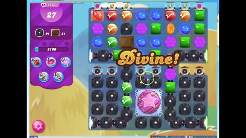 Candy Crush Level 2436 Audio Talkthrough, 1 Star 0 Boosters