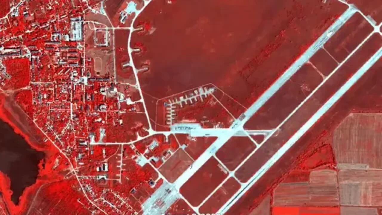 Satellite Images From The Saki Military Airfield In Novofedorivka In Crimea