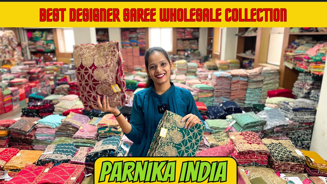 BEST DESIGNER SAREE COLLECTION | SAREE MANUFACTURER | PARNIKA INDIA |