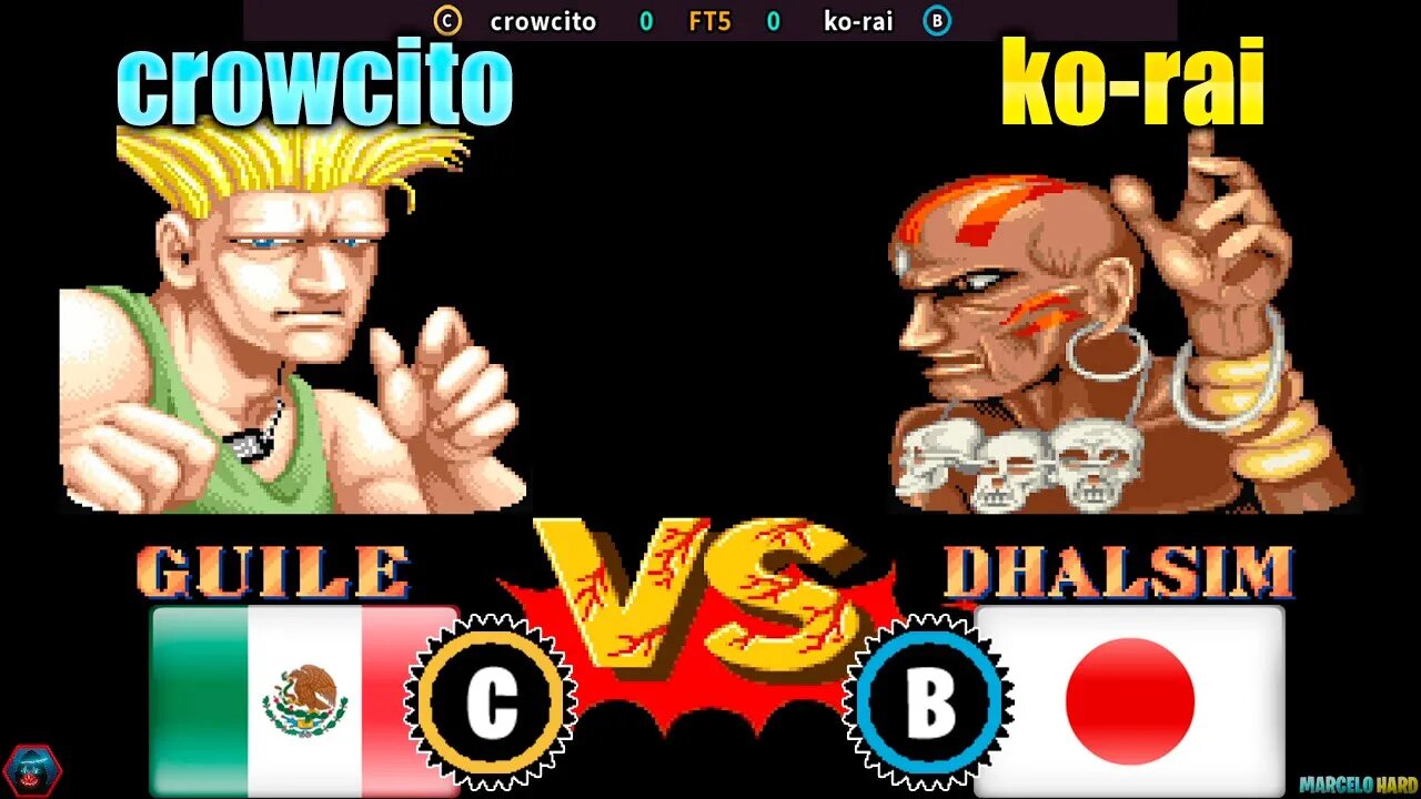 Street Fighter II: The World Warrior (crowcito Vs. ko-rai) [Mexico Vs. Japan]