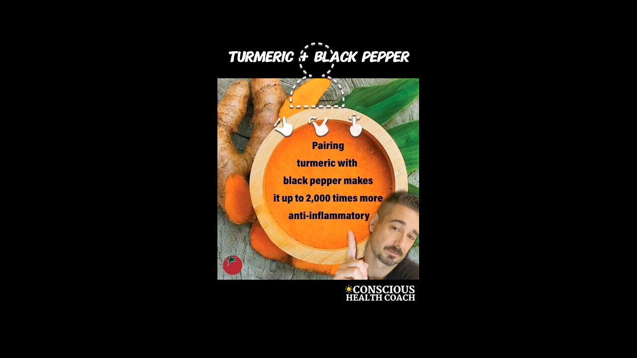 did you know that adding pepper to your turmeric supplements will make it absorb better!!!