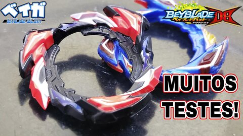 Teste de ataque e resistência para o DANGEROUS - Beyblade Burst ベイブレードバースト