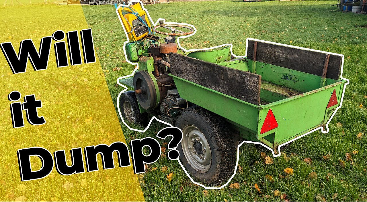 Abandoned Mini Dumper: will it dump??