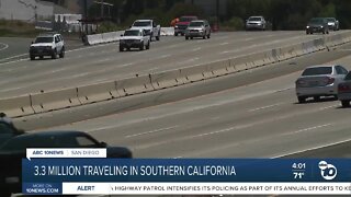 3.3 million traveling in Southern California