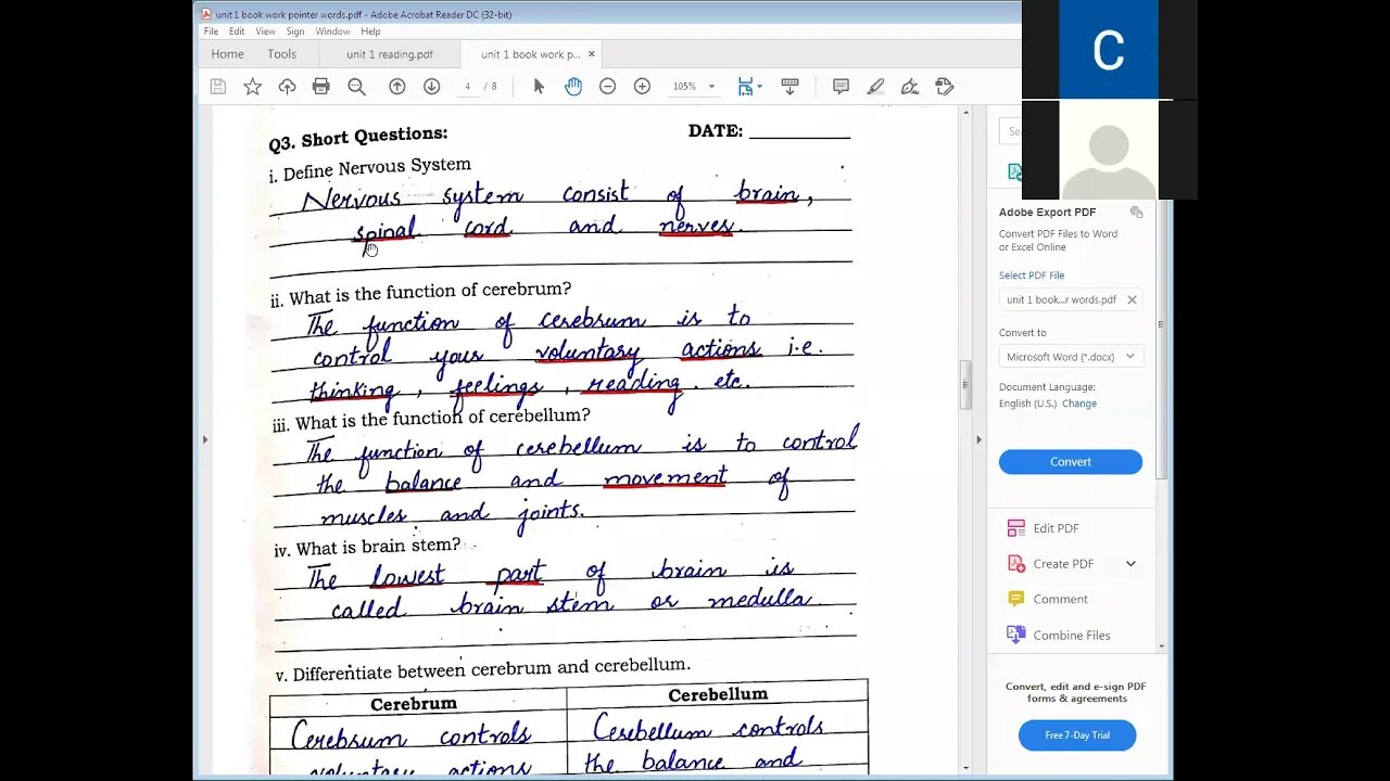 science class 5 07 4 2021