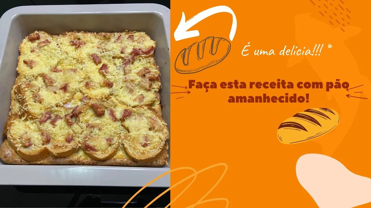 VOCÊ TEM PÃO AMANHECIDO EM CASA??? | FAÇA ESTA RECEITA!!! | #paoamanhecido #paodormido