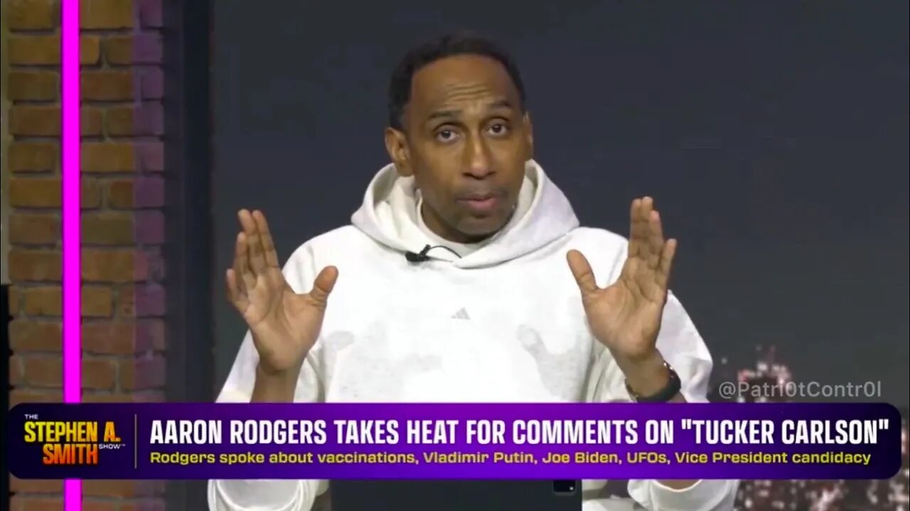 Stephen A. Smith DEFENDS Aaron Rodgers’ COVID Vaccine Stance