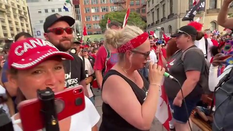 LIVE 🔴 The #churchofBuBBles on Dominion Day (canada day) March at parliament in Ottawa.