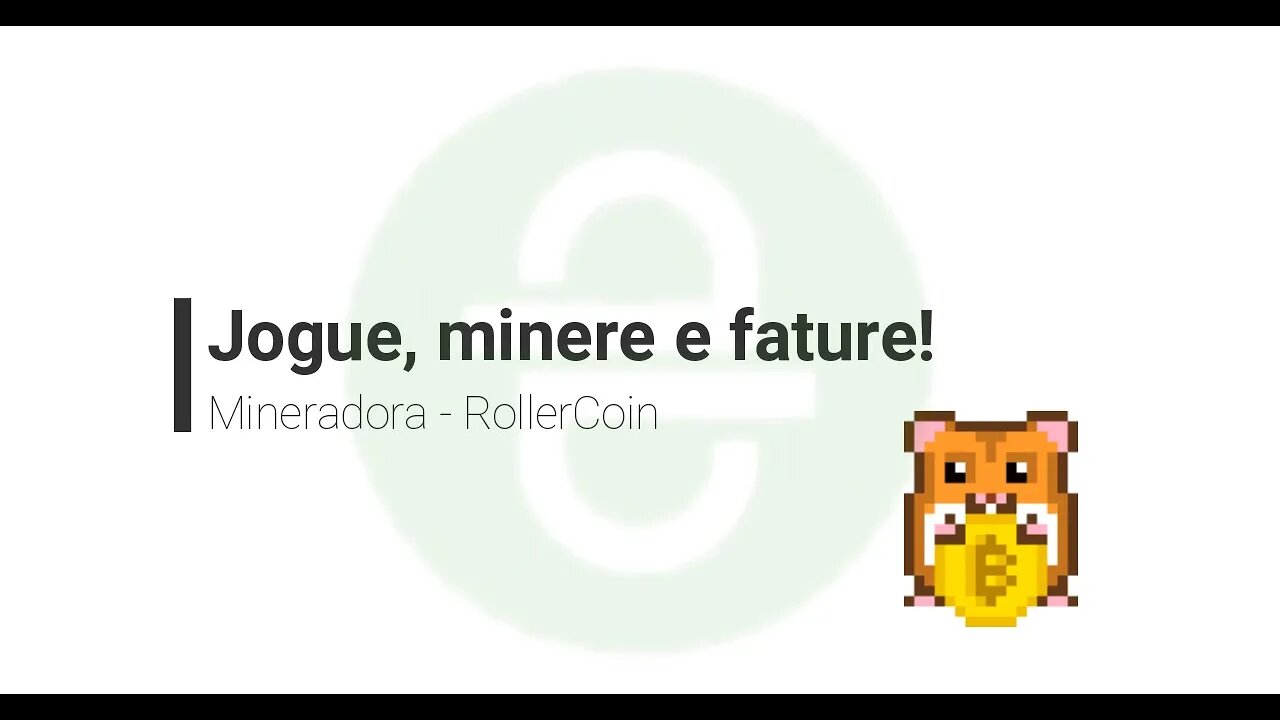 Mineradora - Jogo- RollerCoin e 3000TRX no dia 20/08/21: https://bit.ly/3jZKSl5
