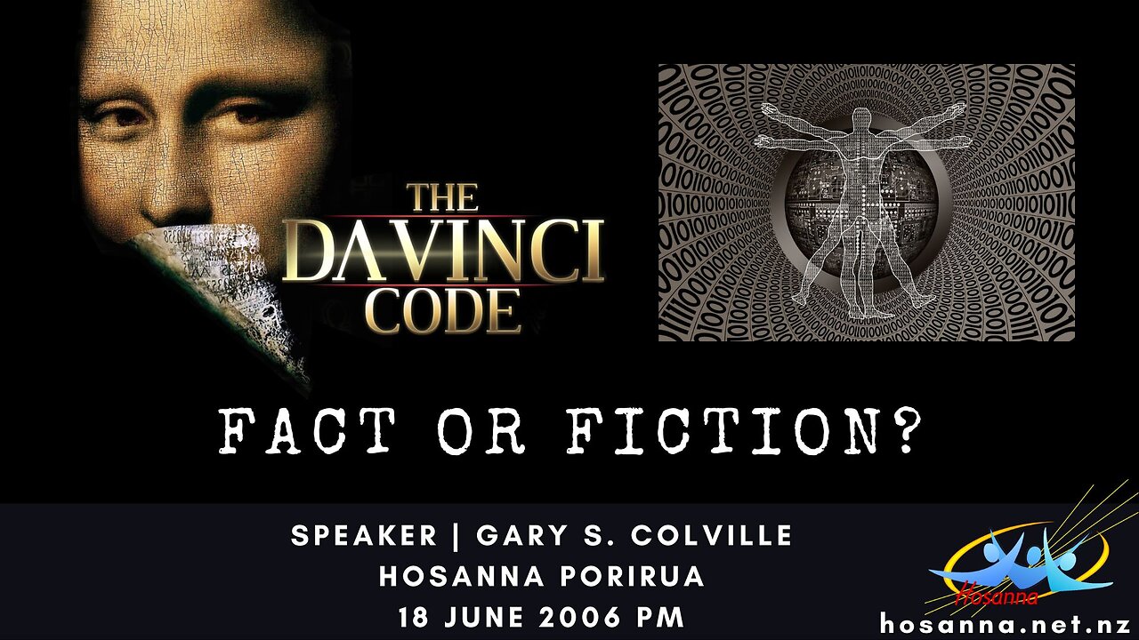 The Da Vinci Code: Fact or Fiction? (Gary Colville) | Hosanna Porirua