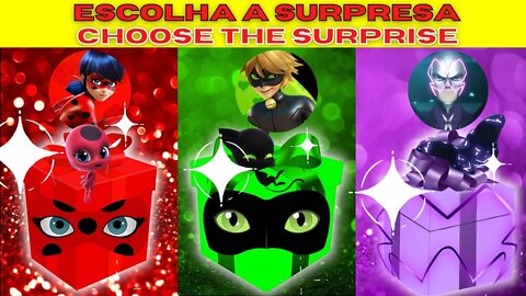 ESCOLHA O SEU PRESENTE 🎁🎁 CHOOSE YOUR GIFT 🎁🎁 ELIGE TU REGALO🎁🎁 MIRACULOUS: AS AVENTURAS DE LADYBUG