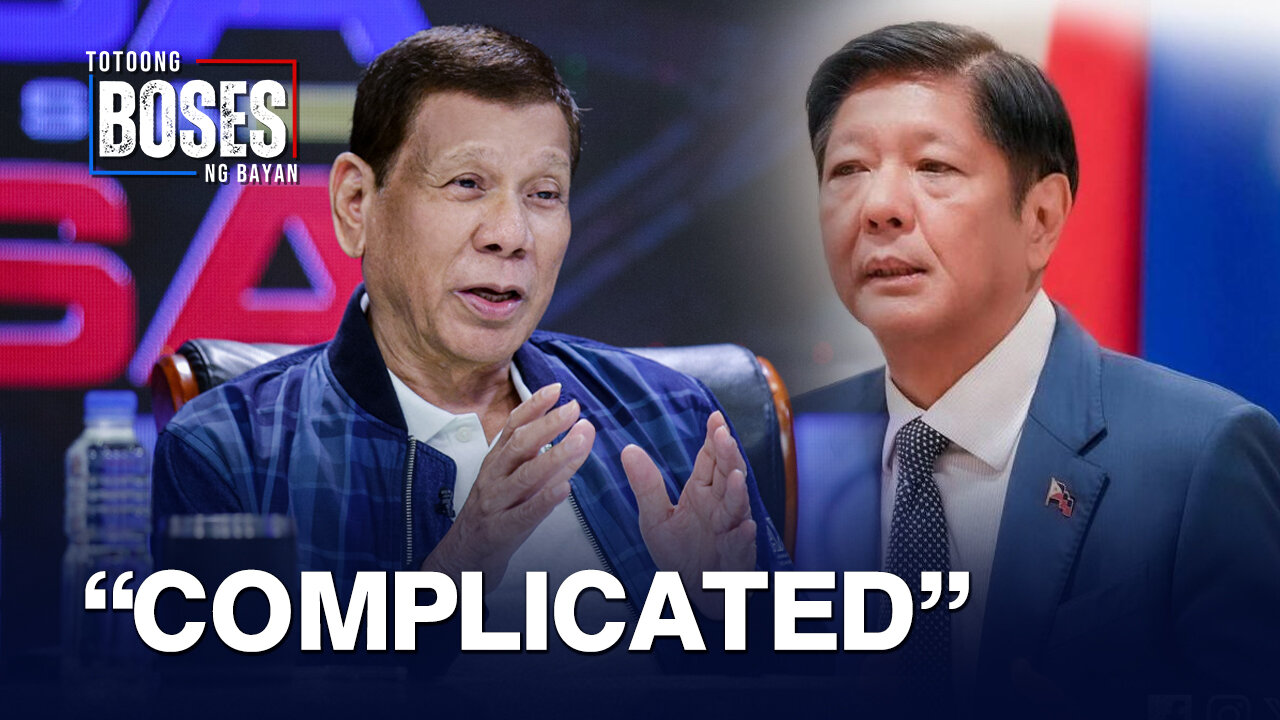 PBBM sa relasyon niya sa pamilya Duterte: "Complicated"