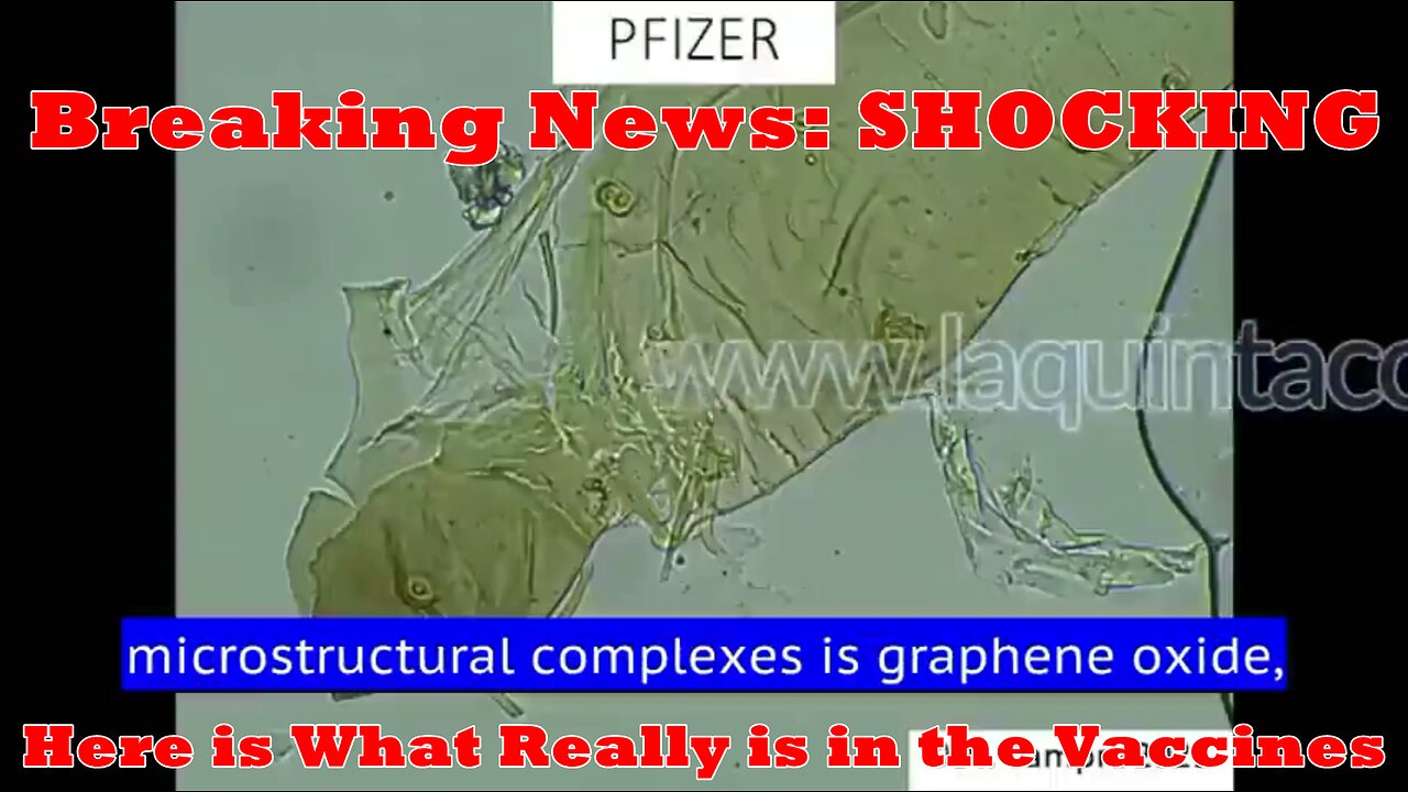 BREAKING NEWS: SHOCKING - HERE IS WHAT REALLY IS IN THE VACCINES