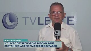 Nordeste Mineiro: situação de trechos das rodovias que cortam região é motivo de preocupação