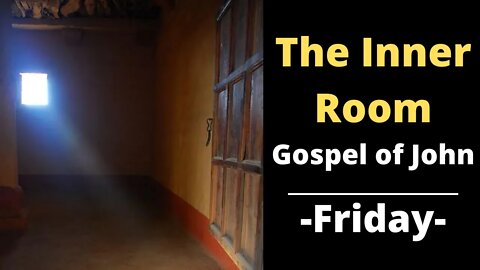 Is Jesus Our Buddy? - Daily Bible Study With Me - Inner Room (John 3:31-36)