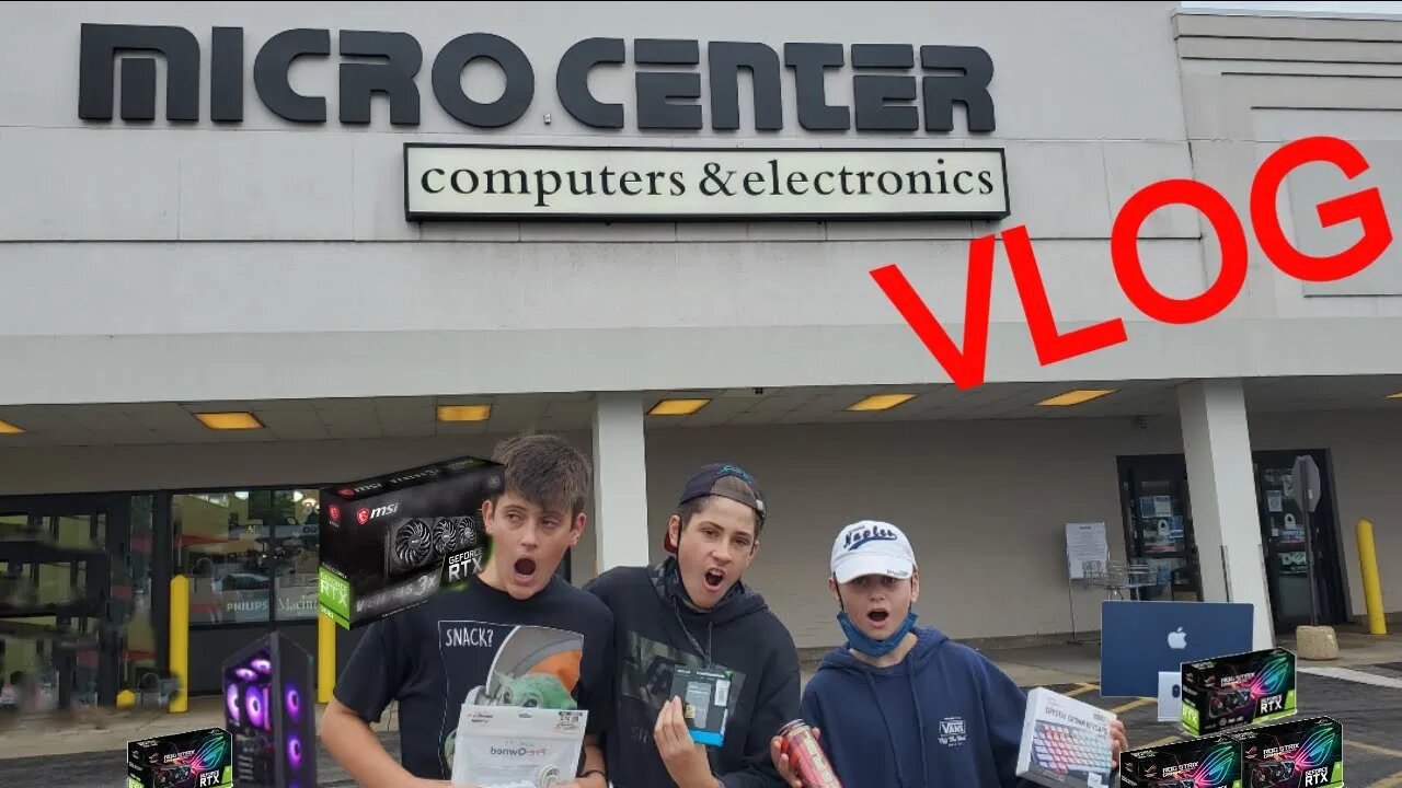 Micro Center VLOG (Full Tour) Ft: Anthony On