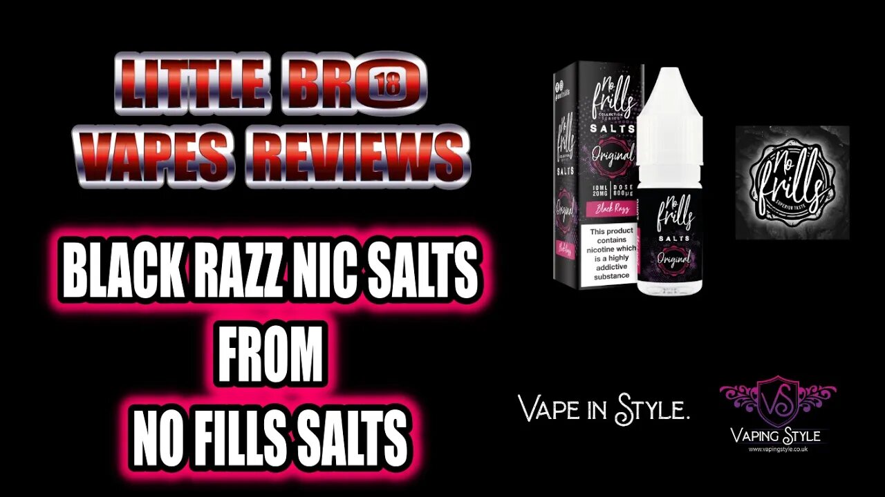 BLACK RAZZ NIC SALTS FROM NO FRILLS