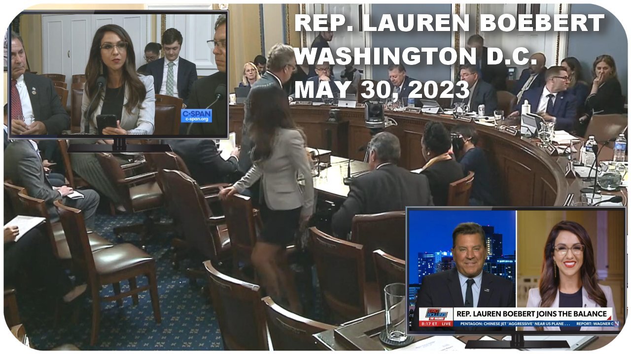 Rep. Lauren Boebert interview and testimony on Debt Ceiling Budget * May 30, 2023