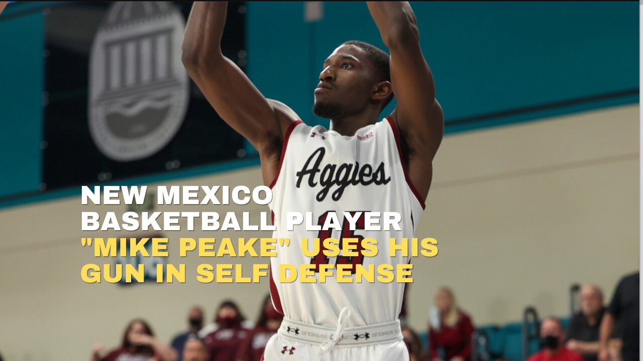 Mike Peake New Mexico basketball player use his gun in self-defense