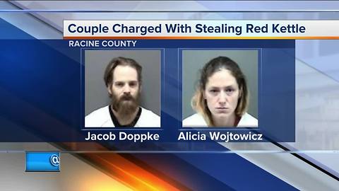 Kenosha Couple Charged in Red Kettle Theft