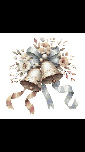 WEDDING BELLS Cross Stitch Pattern by Welovit | welovit.net | #welovit