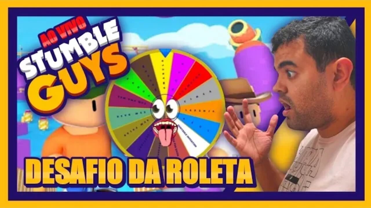 STUMBLEGUYS E O DESAFIO DA ROLETA AO VIVO