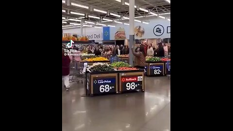 Praising God at Walmart! Hallelujah!