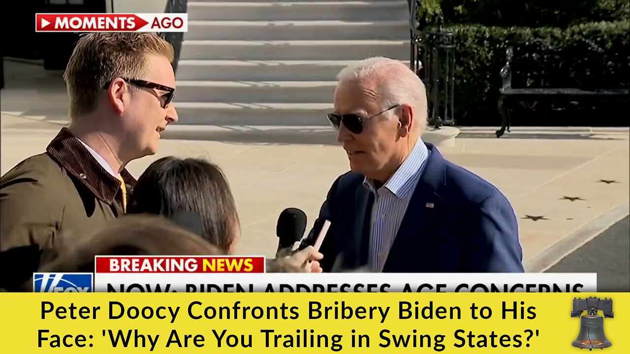 Peter Doocy Confronts Bribery Biden to His Face: 'Why Are You Trailing in Swing States?'